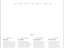 Tablet Screenshot of familychoicecare.com